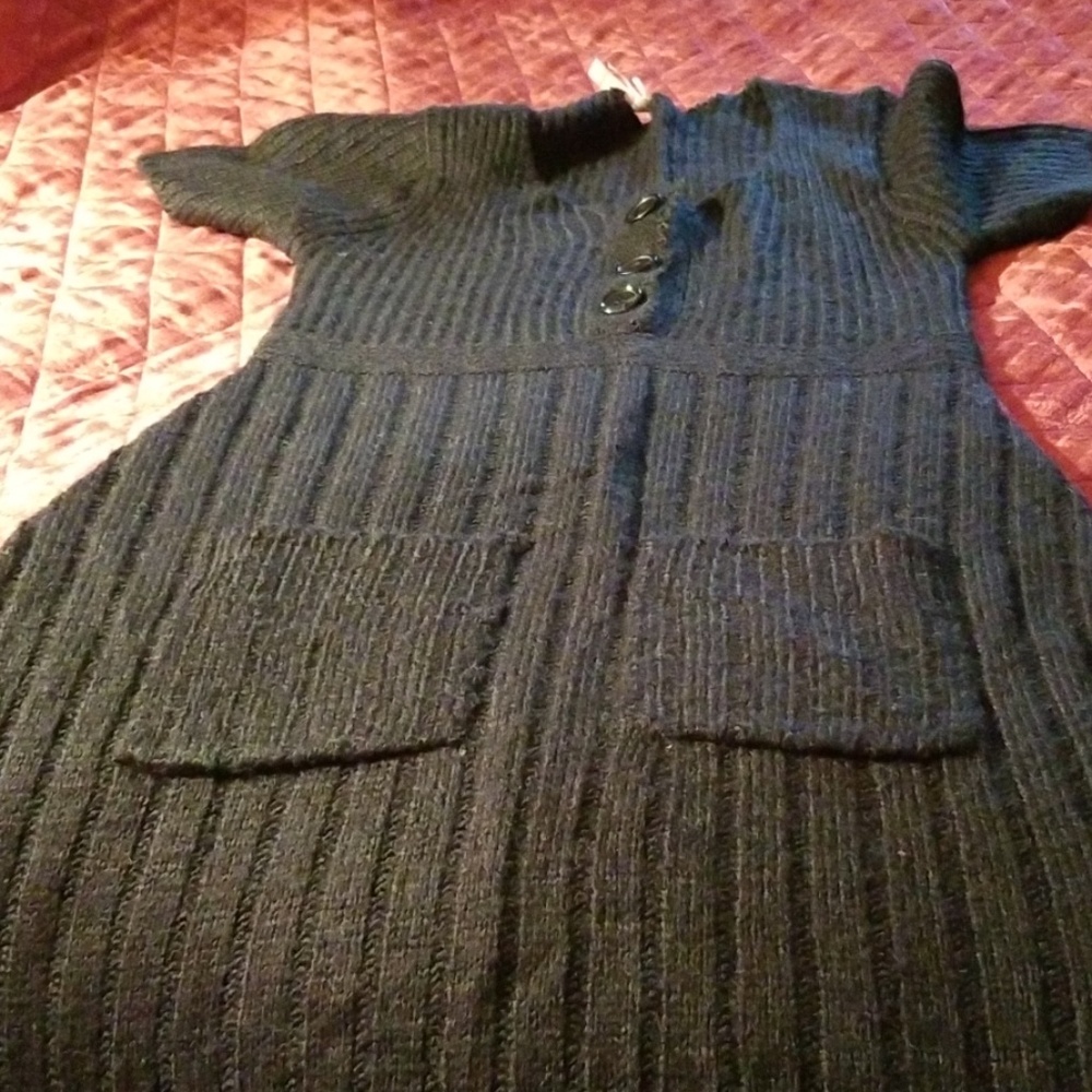Nwot black sweater dress